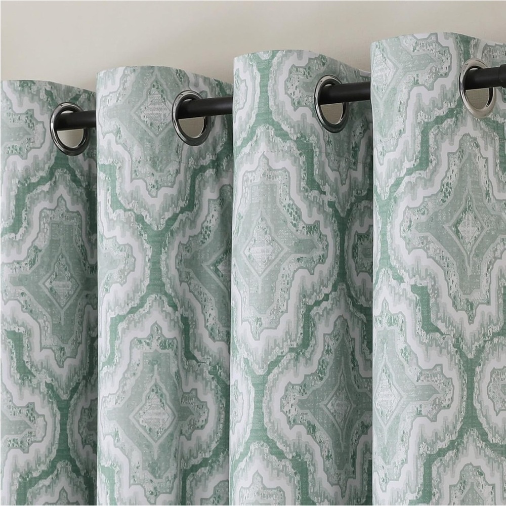 Airwill Full Blackout Curtains 63 Inches Long 2 Panels, Grommet Top Window (071)
